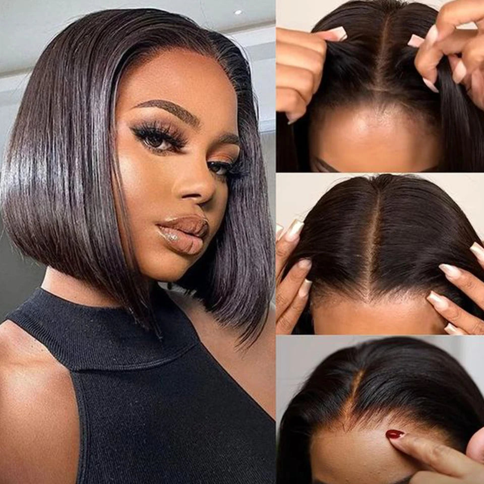 Ginger Orange HD Transparent Short Bob