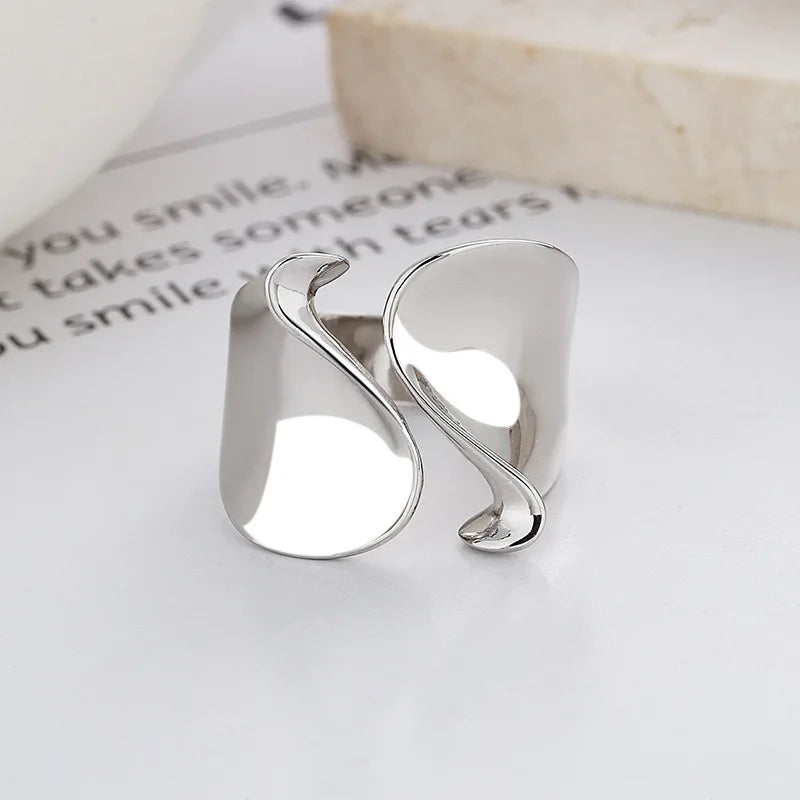 Minimalist Handmade Simple BIg Ring