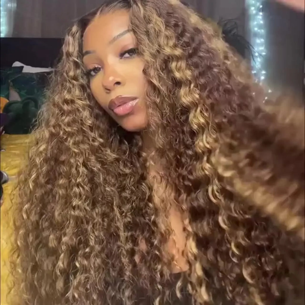 Human Hair Burgundy Wigs