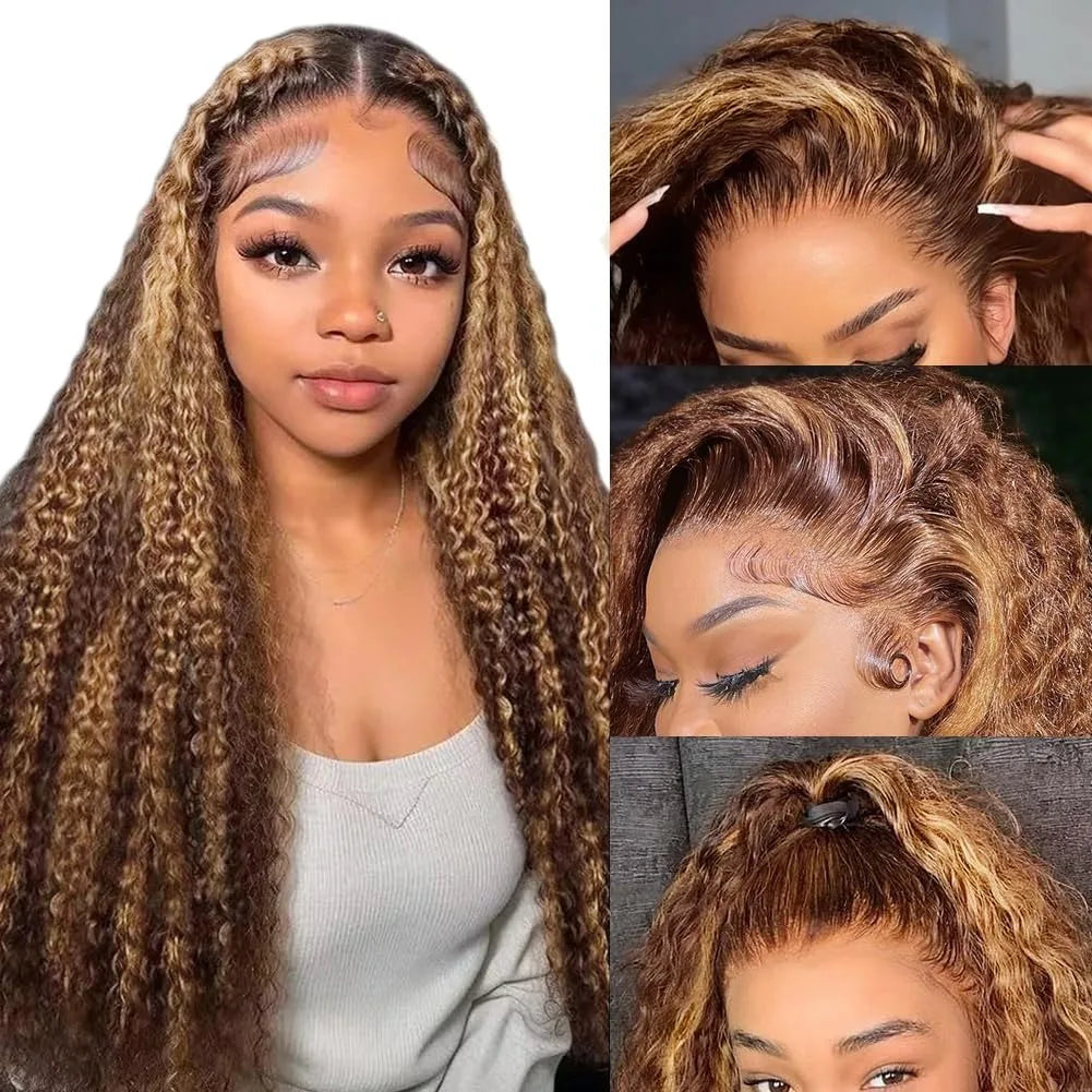 Human Hair Burgundy Wigs