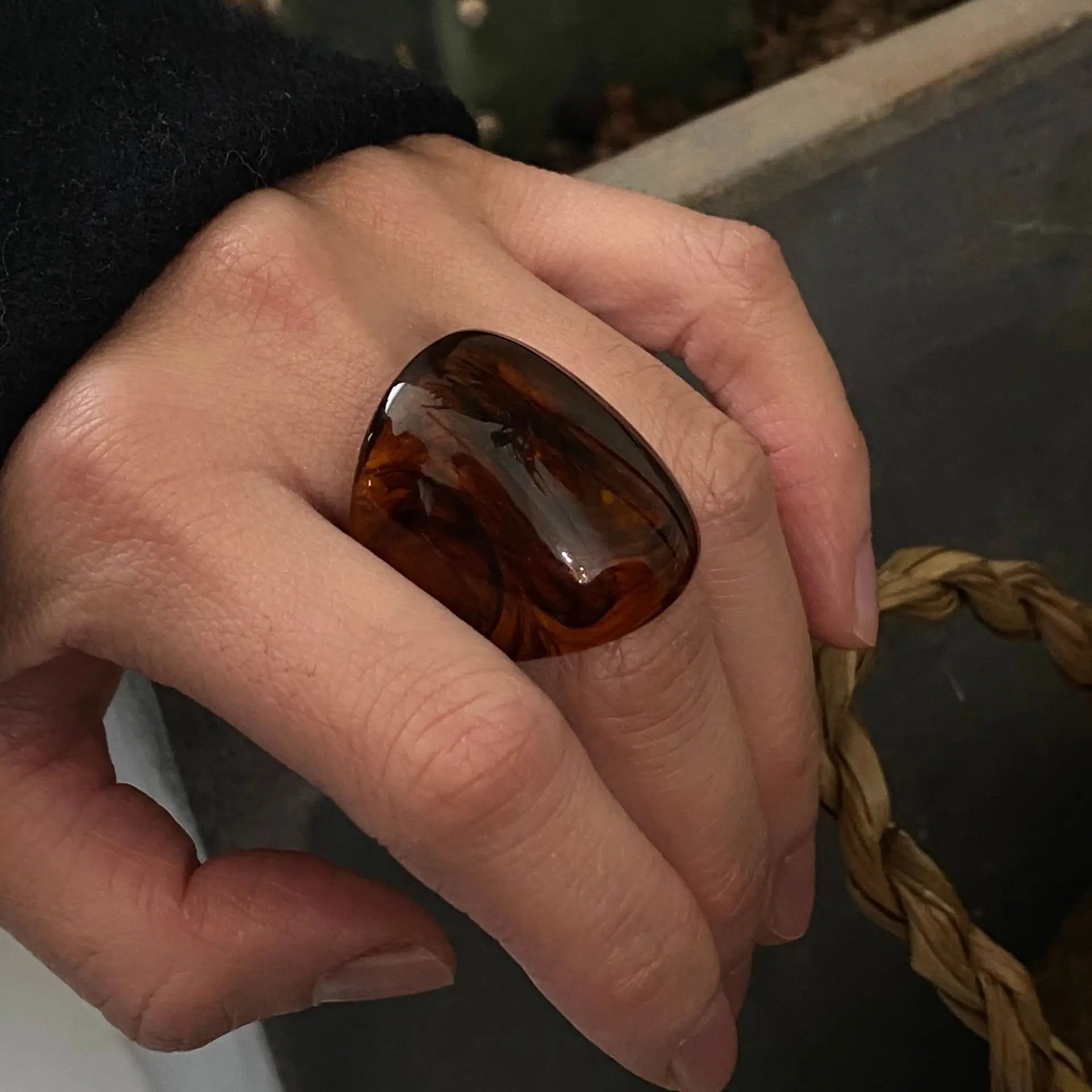 Vintage Trendy Large Finger Rings