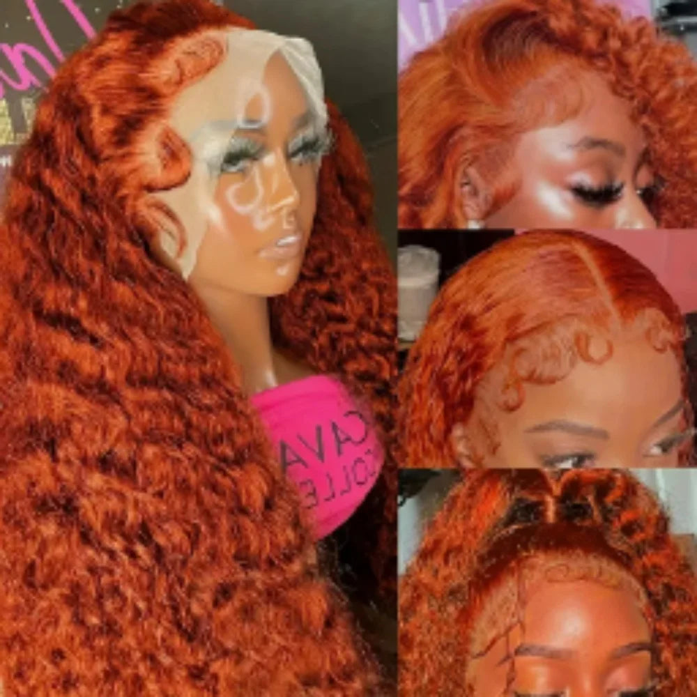 Human Hair Ginger Orange
