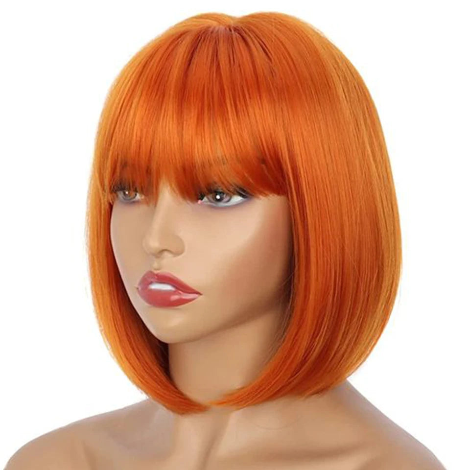 Brazilian 99J Red Short Bob Human Hair