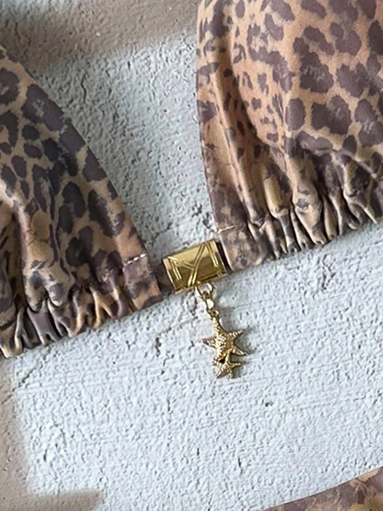 Leopard Push Up Bikinis