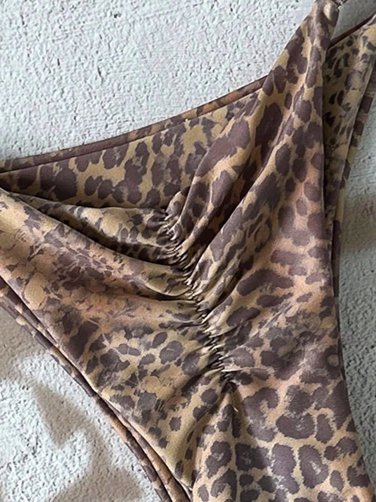 Leopard Push Up Bikinis