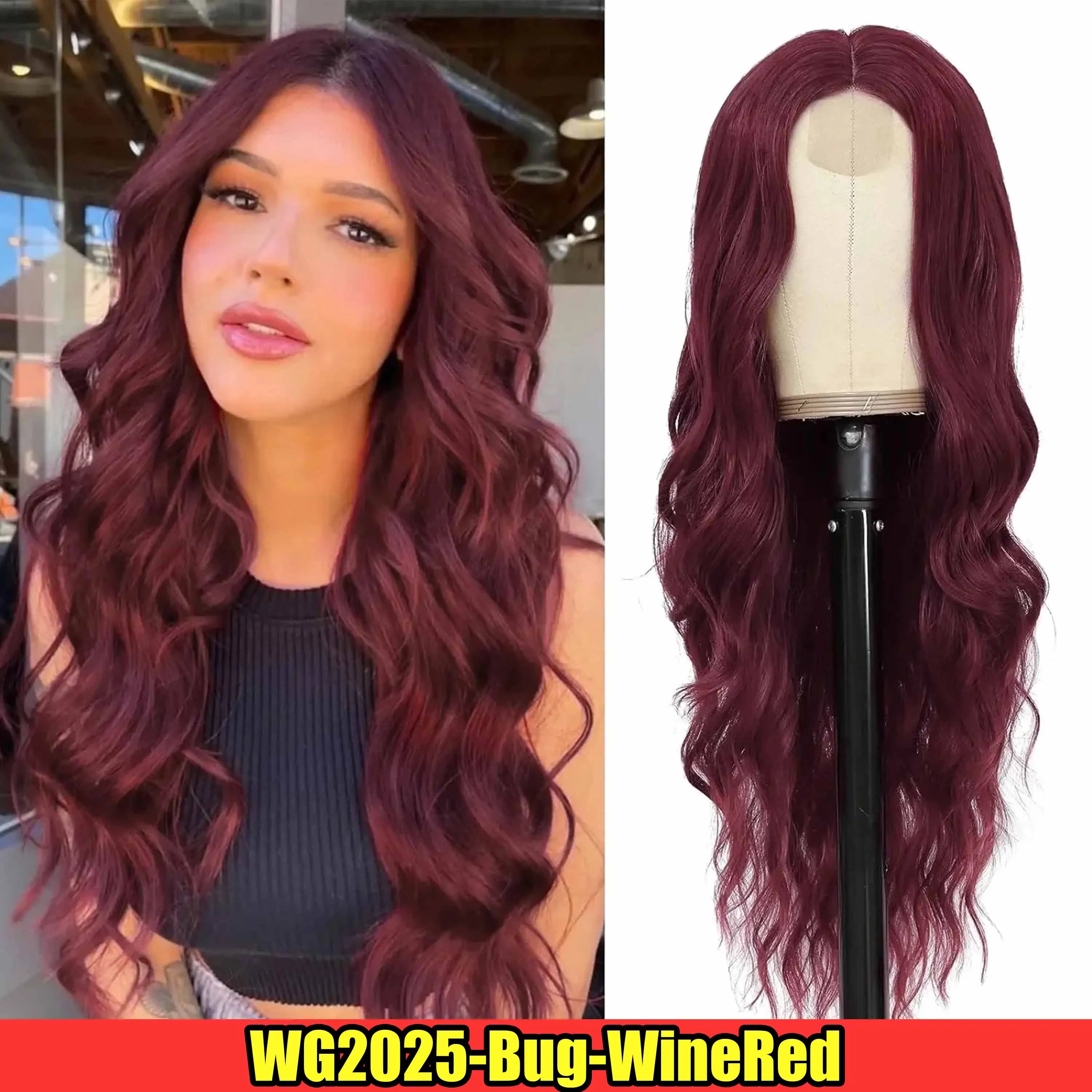 Ombre Blonde Curly Wig