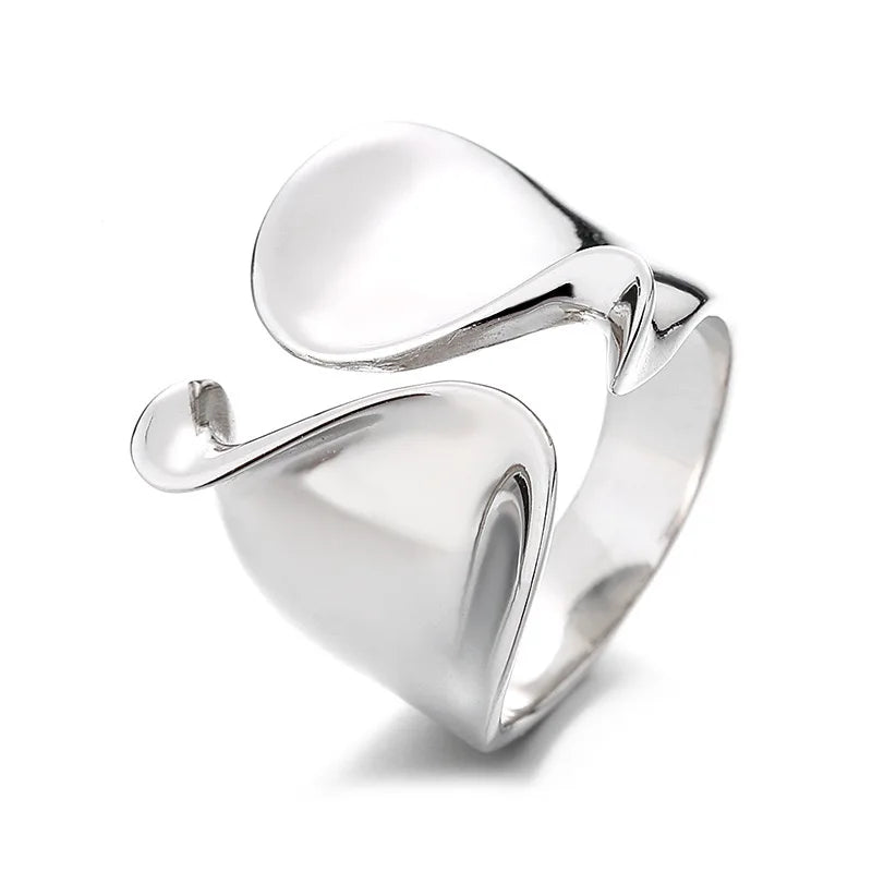 Minimalist Handmade Simple BIg Ring