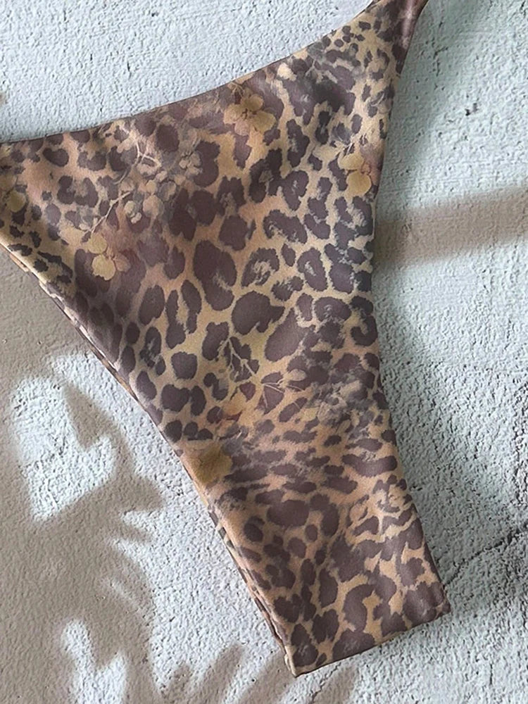 Leopard Push Up Bikinis
