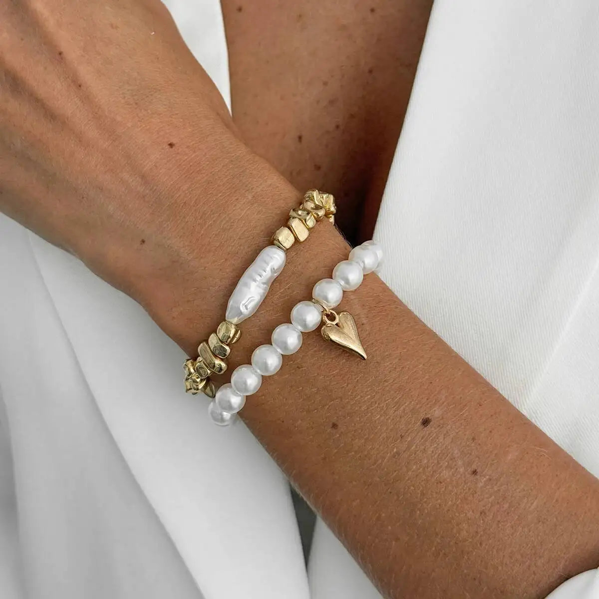 Elegant Imitation Pearl Bracelet
