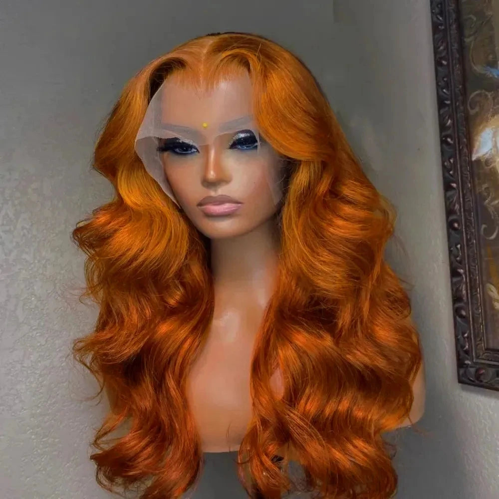 Ginger Orange 13x6 HD Lace Front Wigs