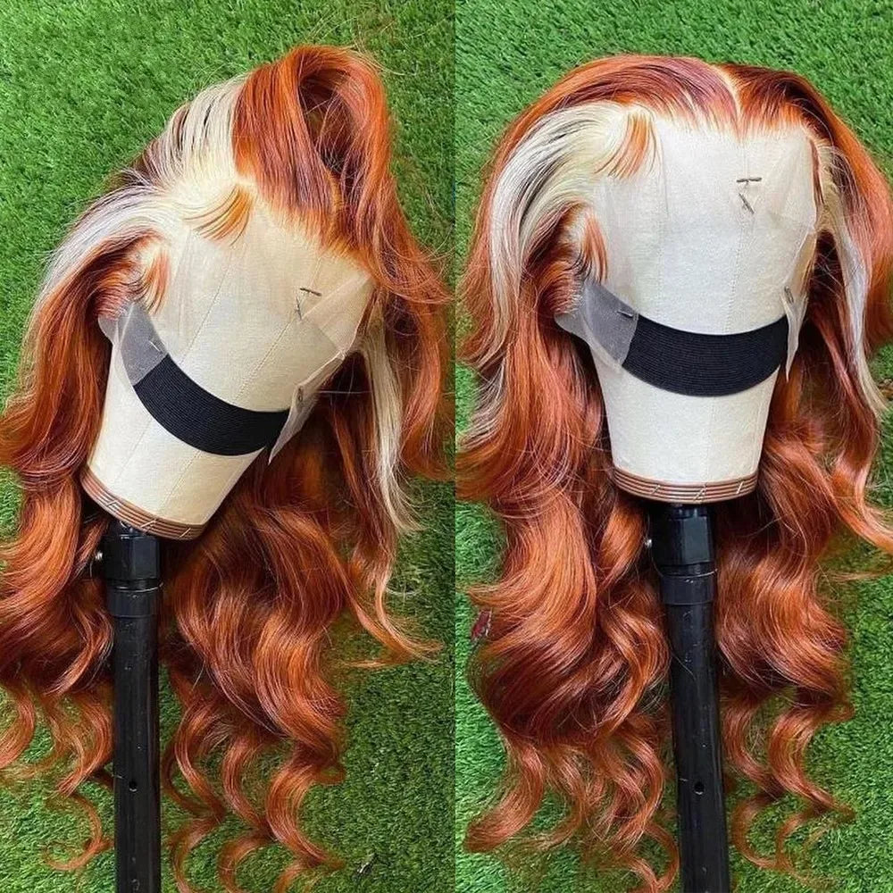 Ombre Ash Blonde With Dark Roots