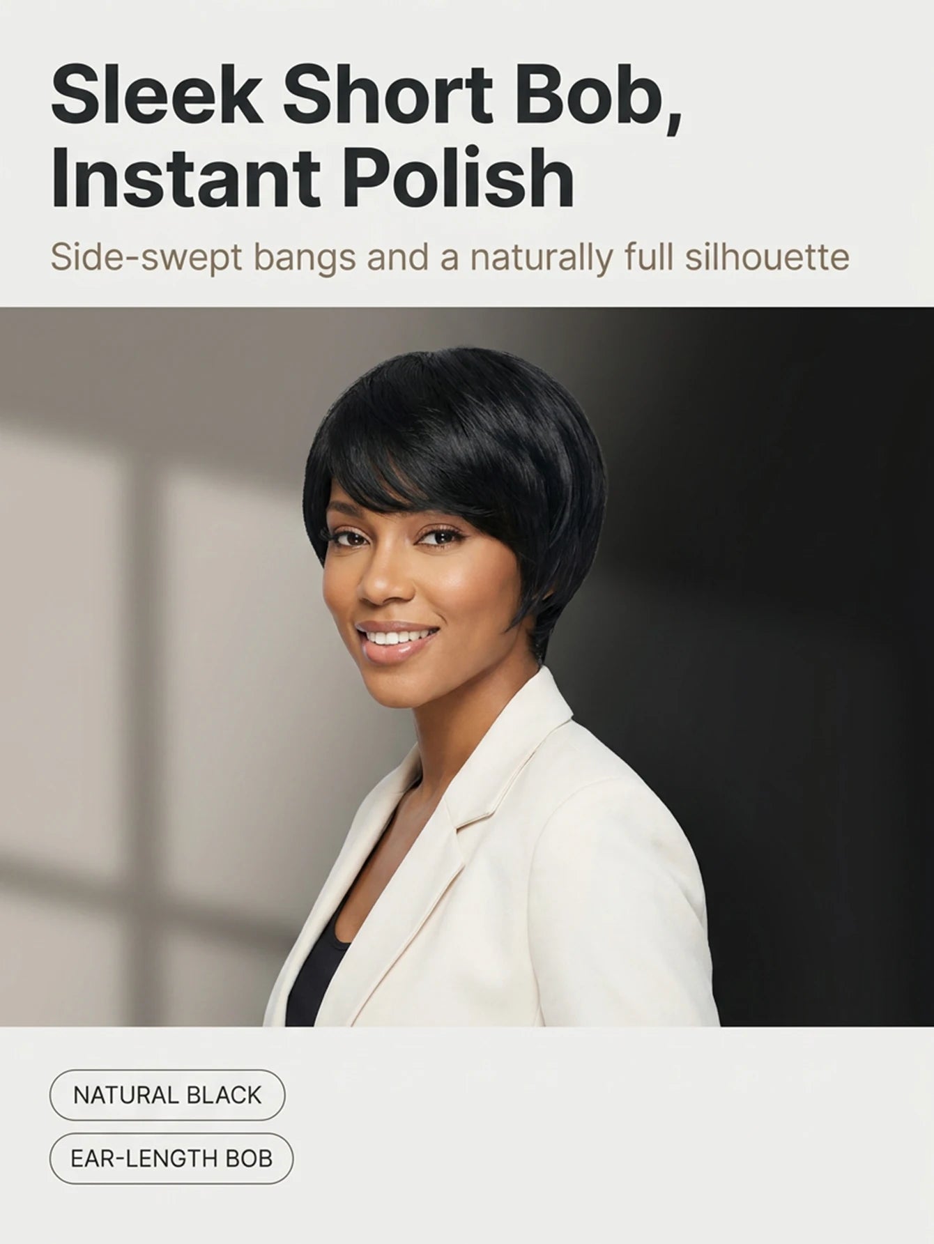 Short Wig for Women, Synthetic Wig,
