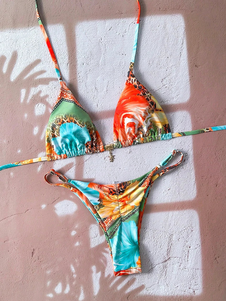 Leopard Push Up Bikinis