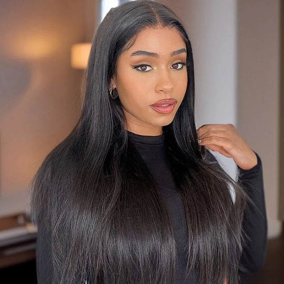 Malaysia Remy Silky Straight Gluless wigs