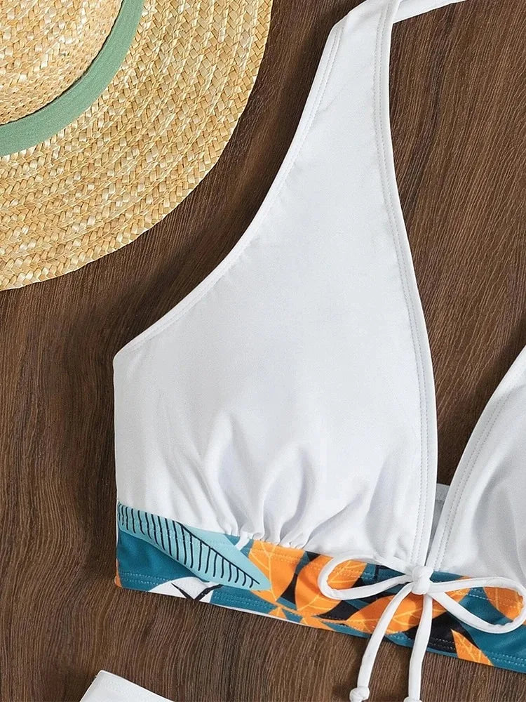Split flat Angle bikini