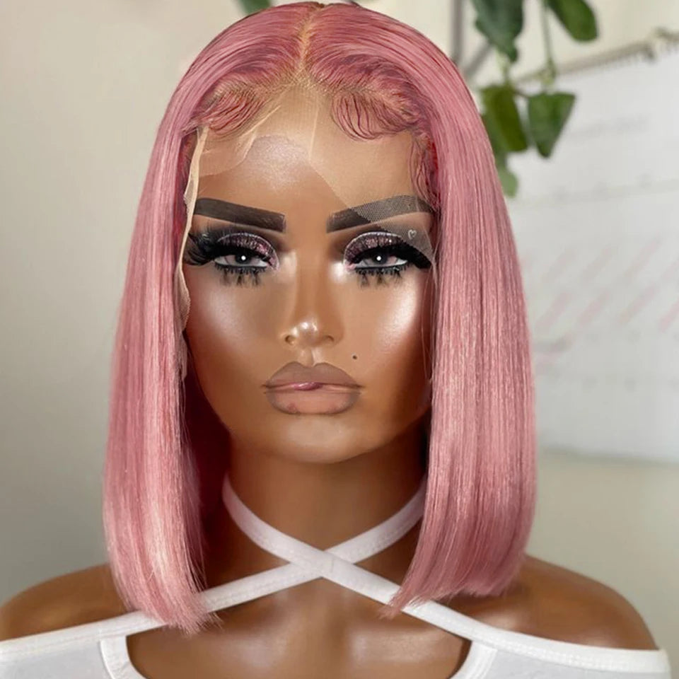 Ombre Pink Bob Wig