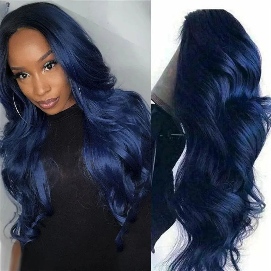 Ombre Ash Blonde With Dark Roots