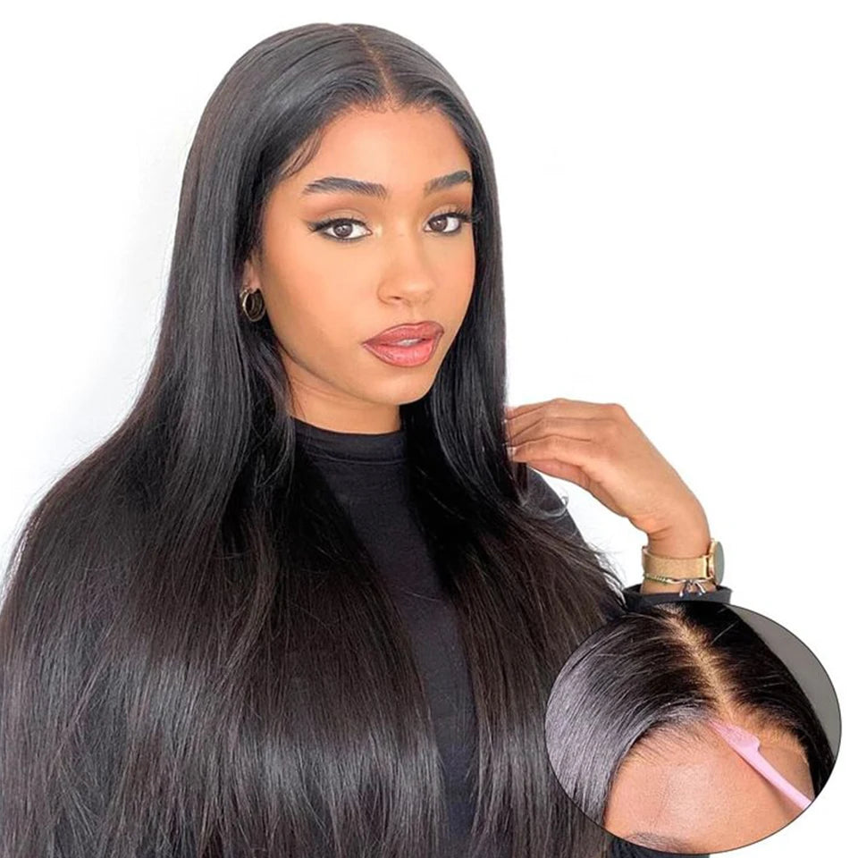Malaysia Remy Silky Straight Gluless wigs