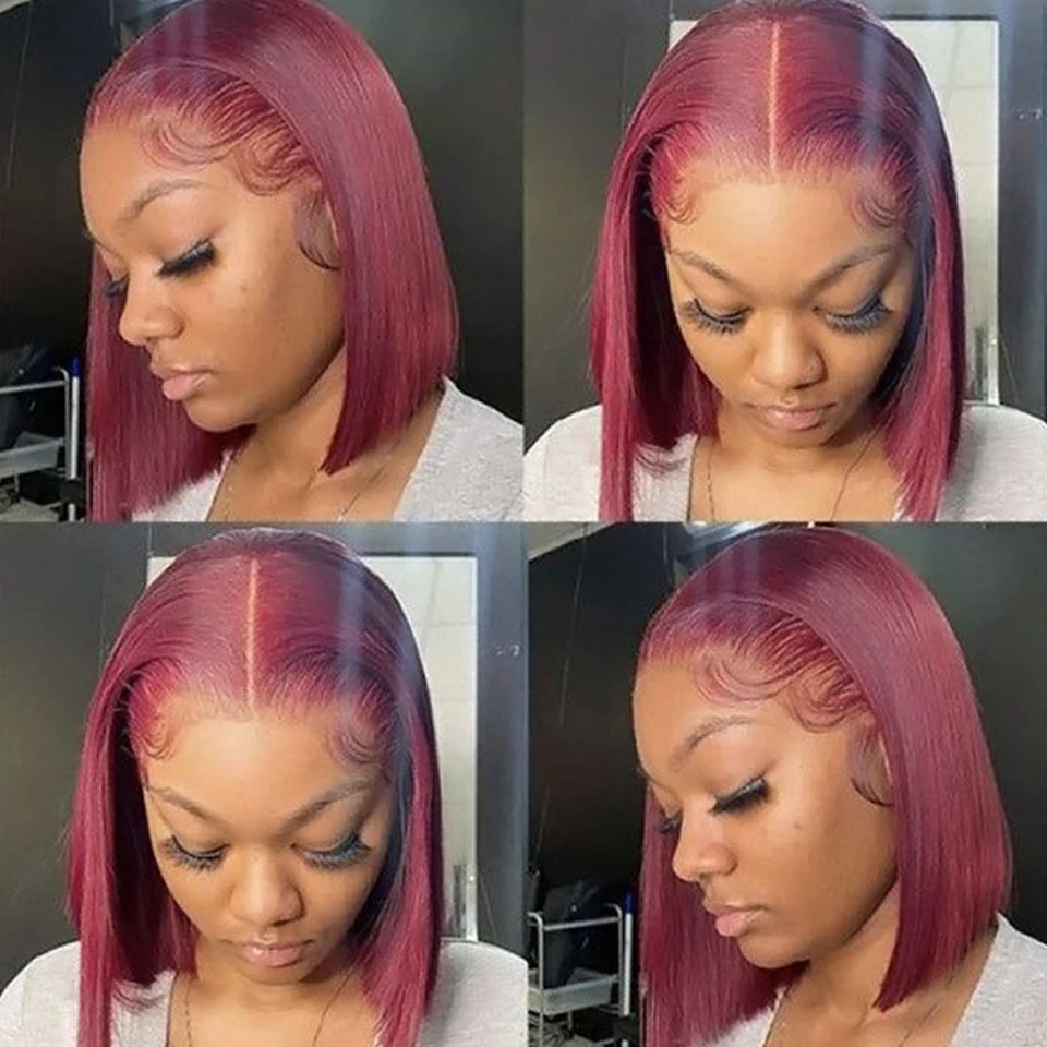 Sleek Straight Short Bob Wig