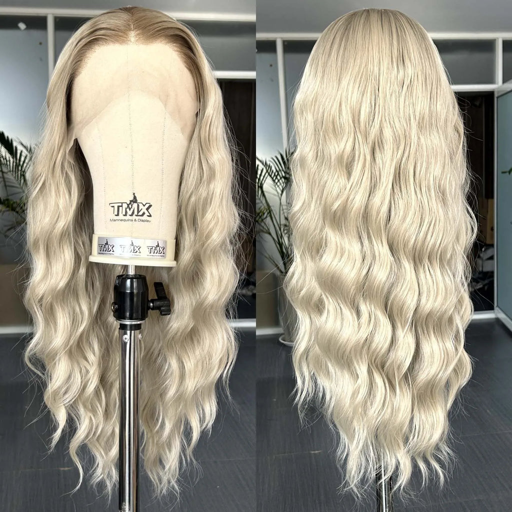Ombre Ash Blonde Wig