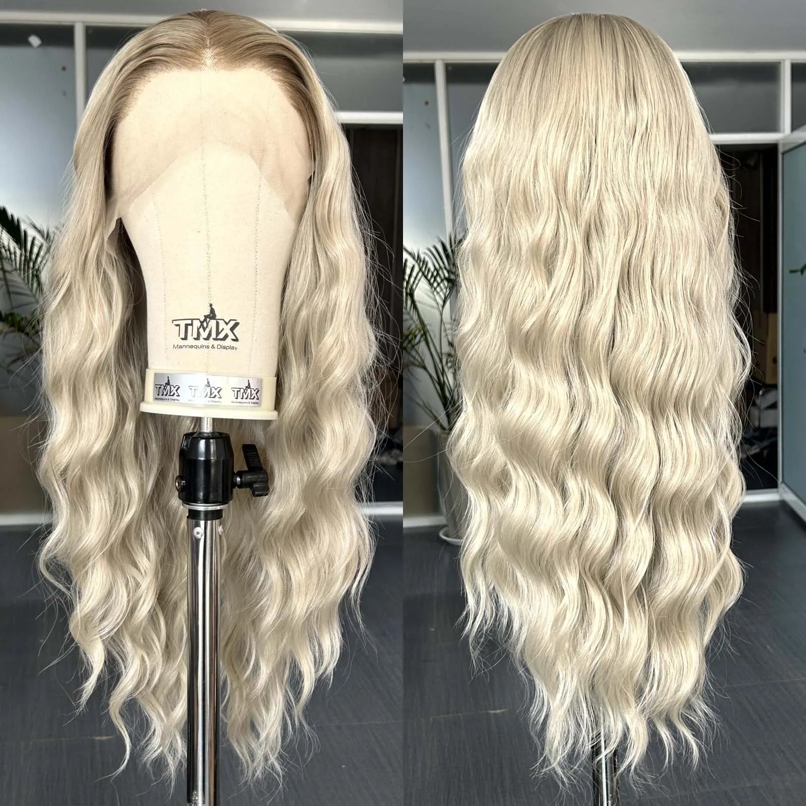 Ombre Ash Blonde Wig