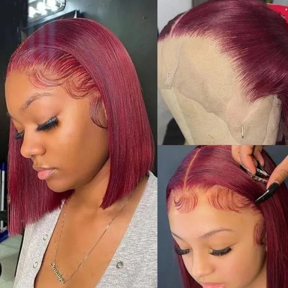 Sleek Straight Short Bob Wig