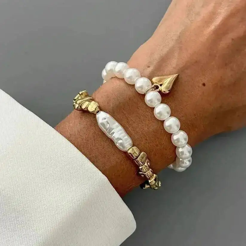 Elegant Imitation Pearl Bracelet