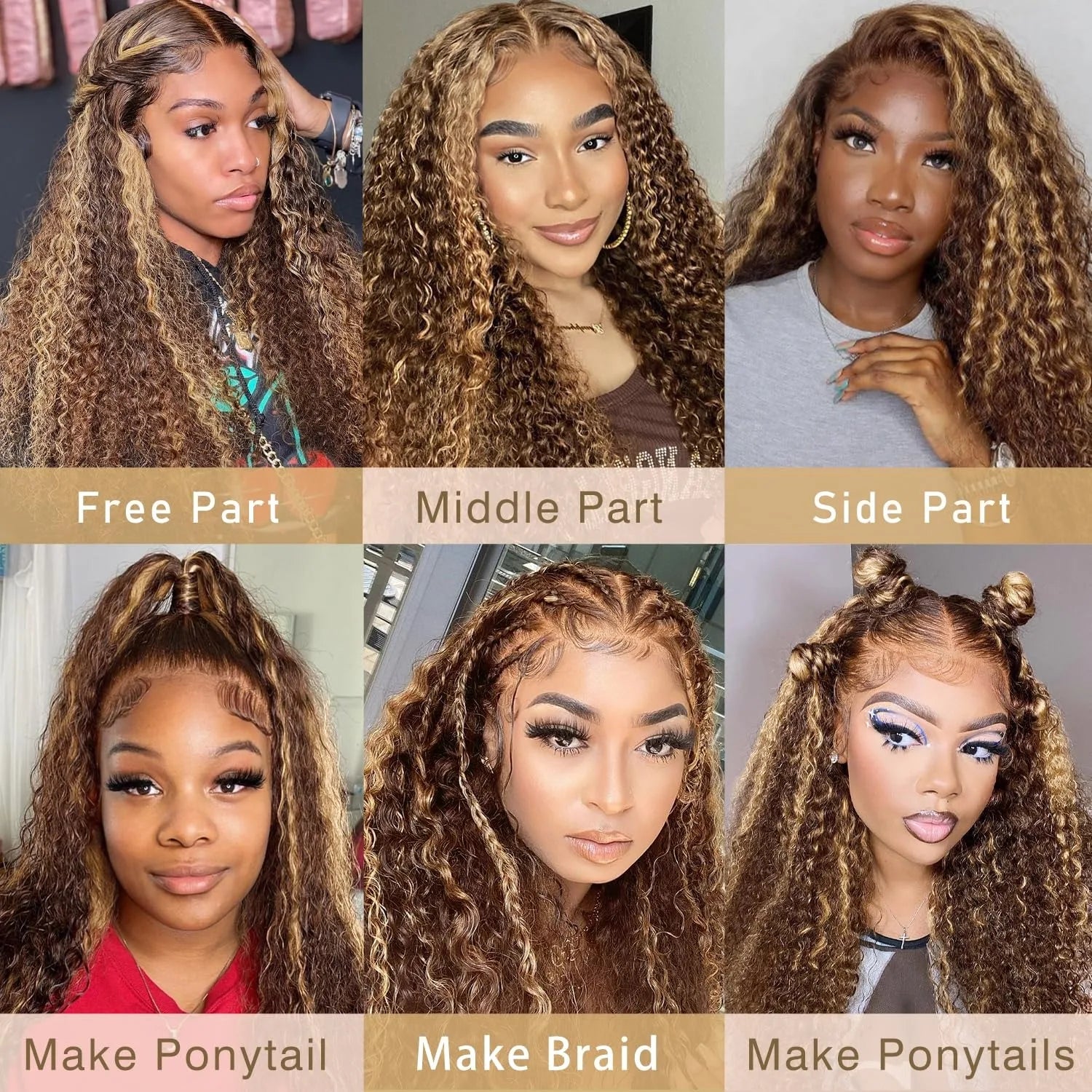 Human Hair Burgundy Wigs