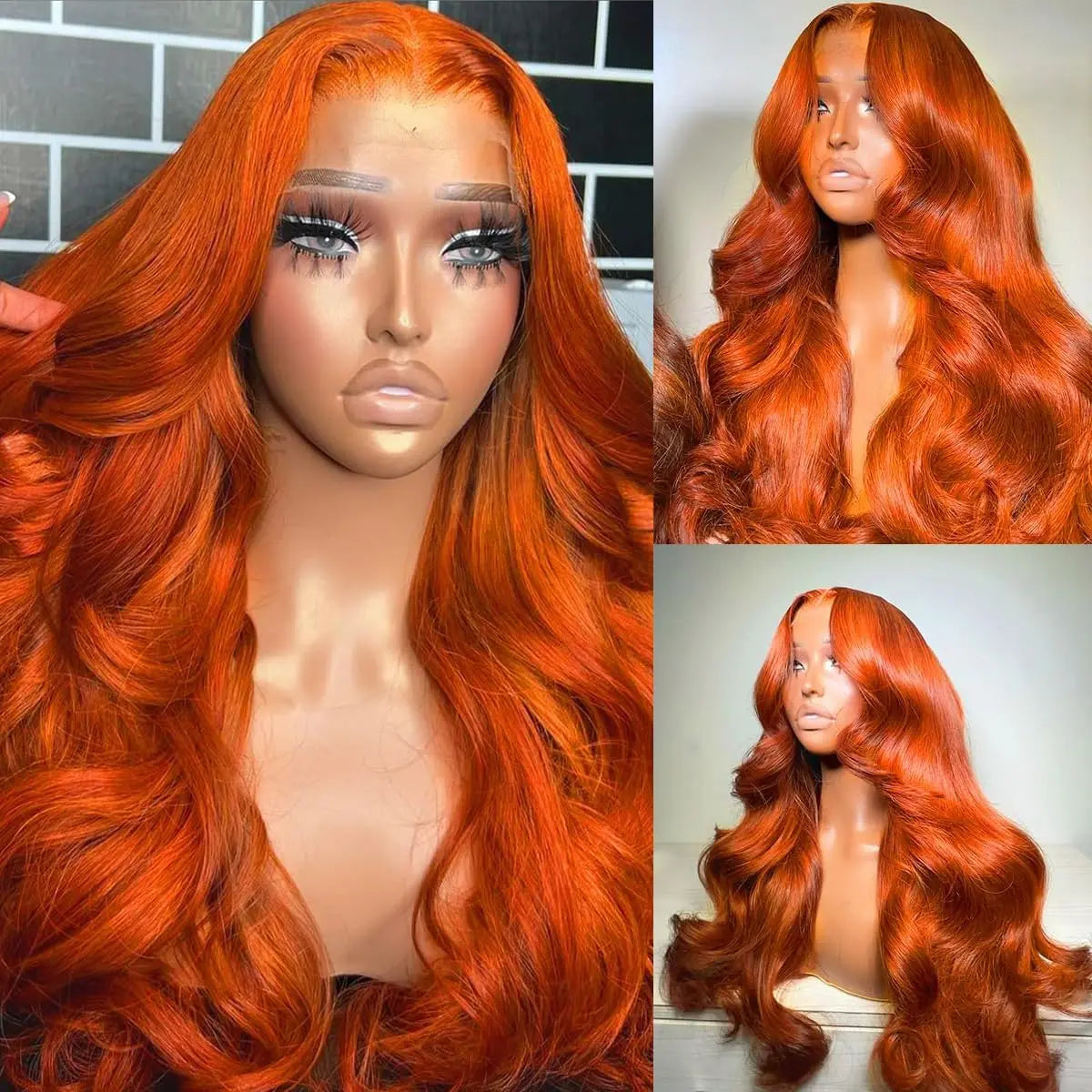 Ginger Orange 13x6 HD Lace Front Wigs