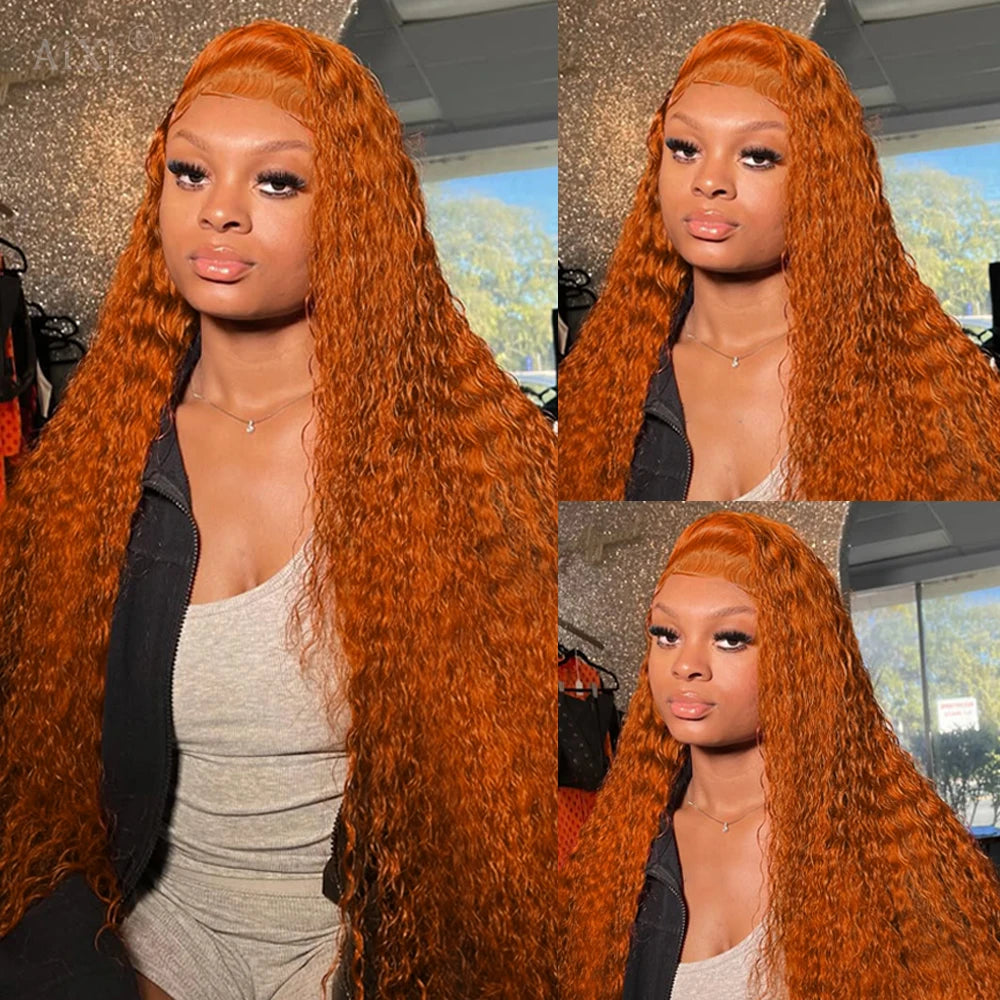 Orange Ginger Lace Front Wig