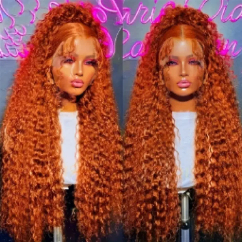 Human Hair Ginger Orange
