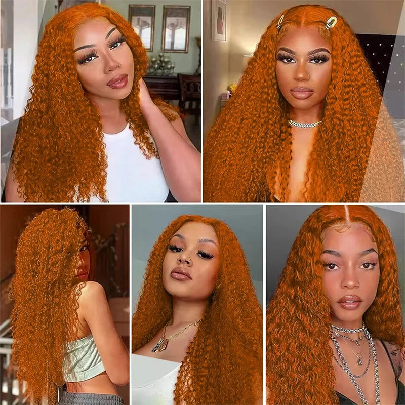 Ginger Orange 13X6 Lace Frontal Wigs