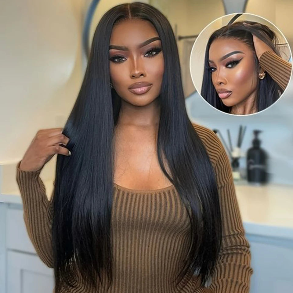 Malaysia Remy Silky Straight Gluless wigs