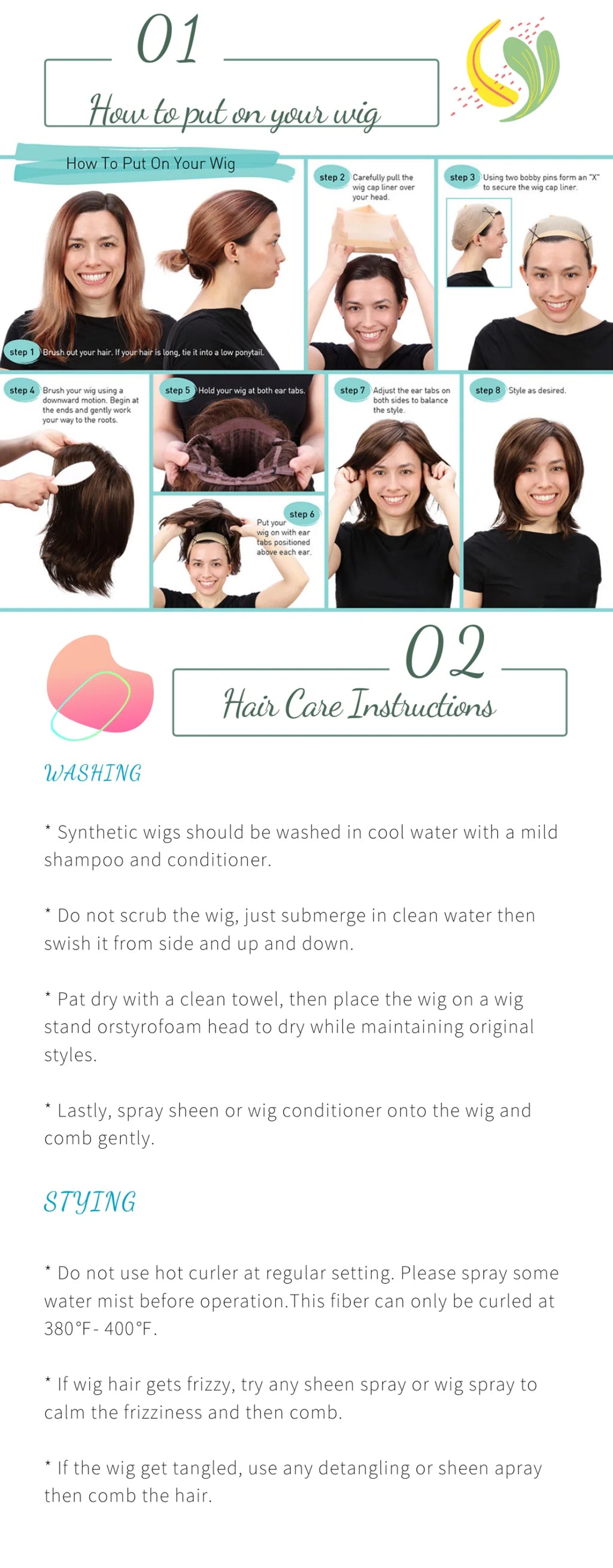 13*4 Lace Front gluless Wigs Straight
