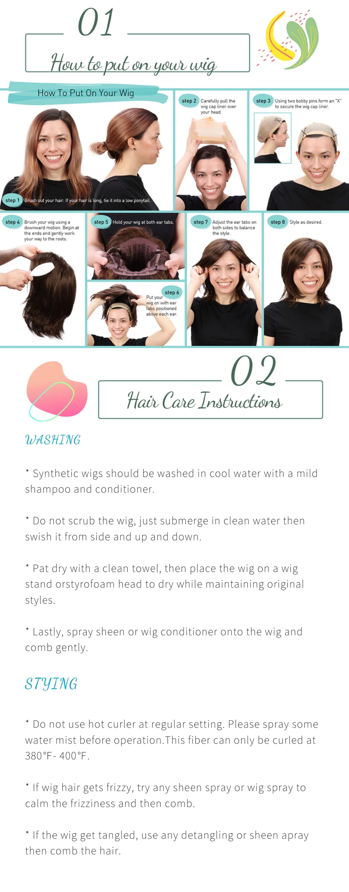 13*4 Lace Front gluless Wigs Straight