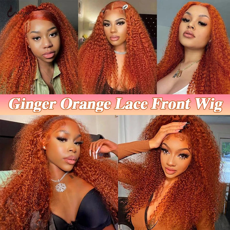 Orange Ginger Lace Front Wig