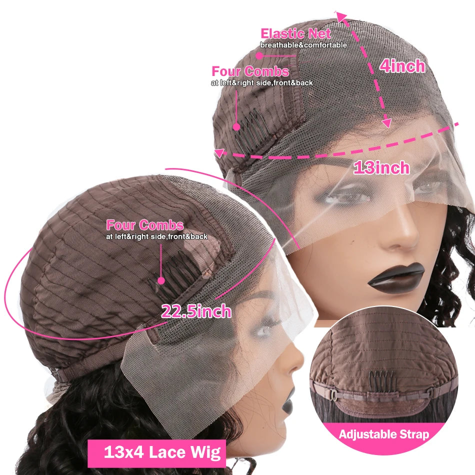 Water Wave Short Bob Wigs