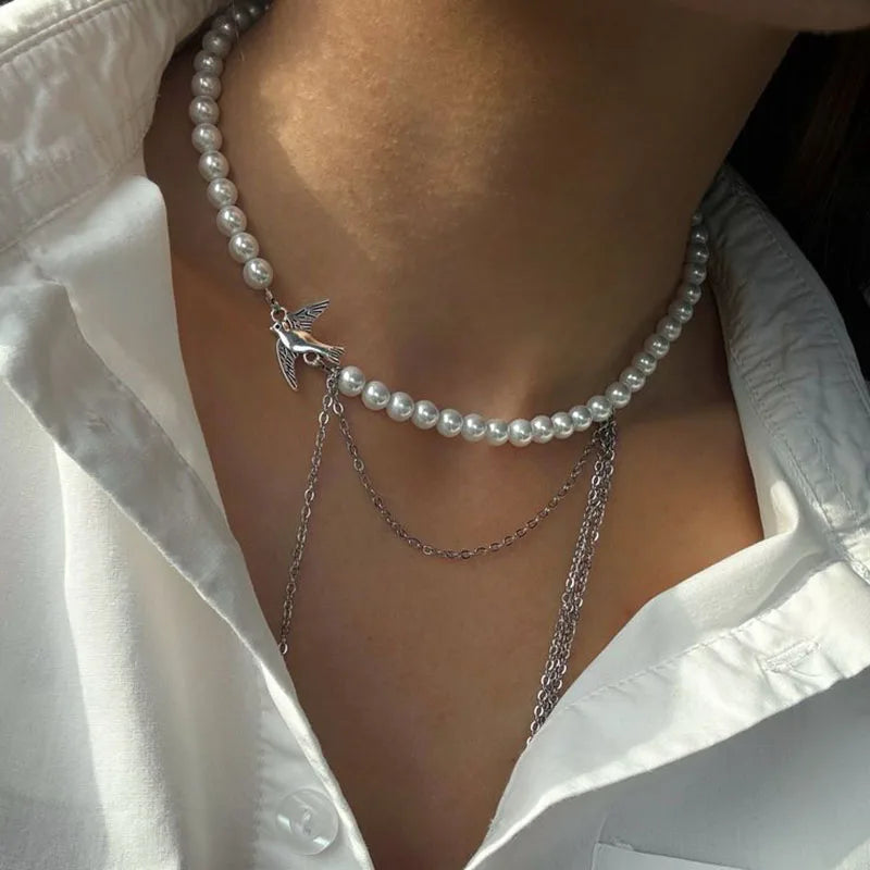 Elegant Multilayer Tassel Chain