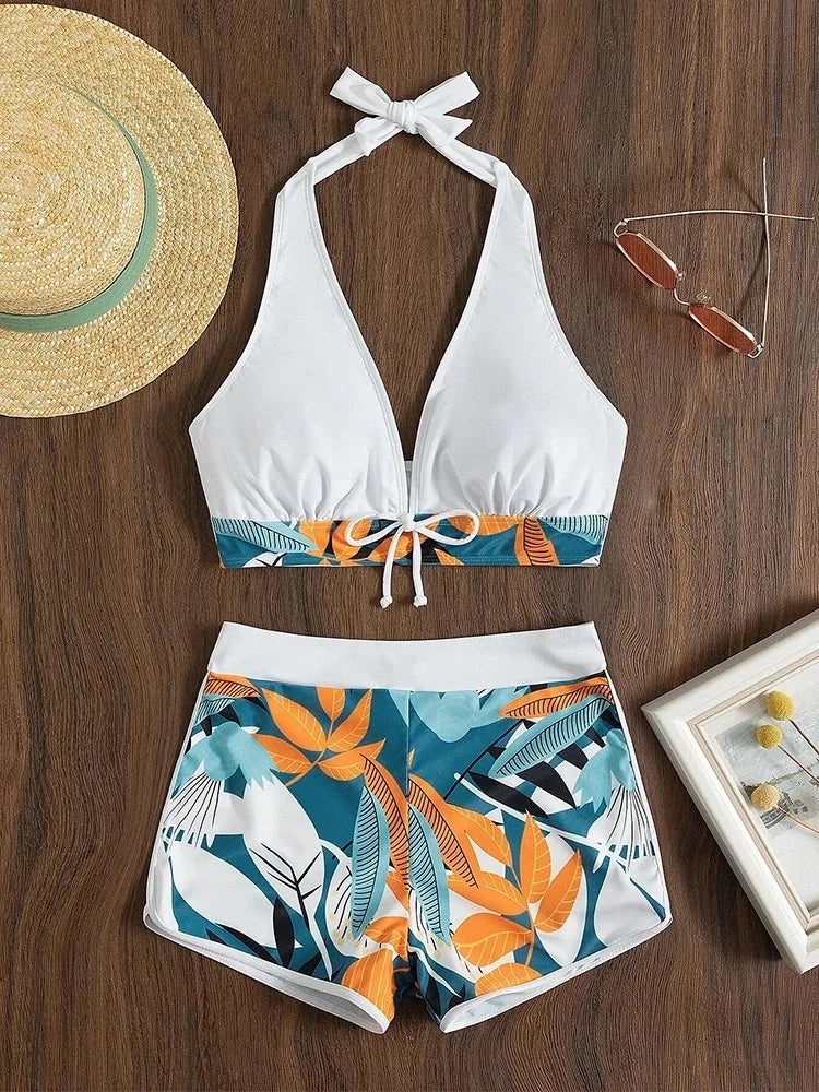 Split flat Angle bikini