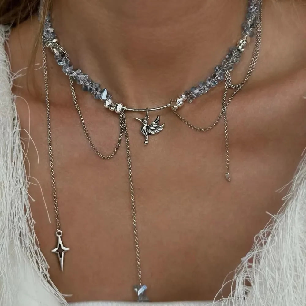 Elegant Multilayer Tassel Chain