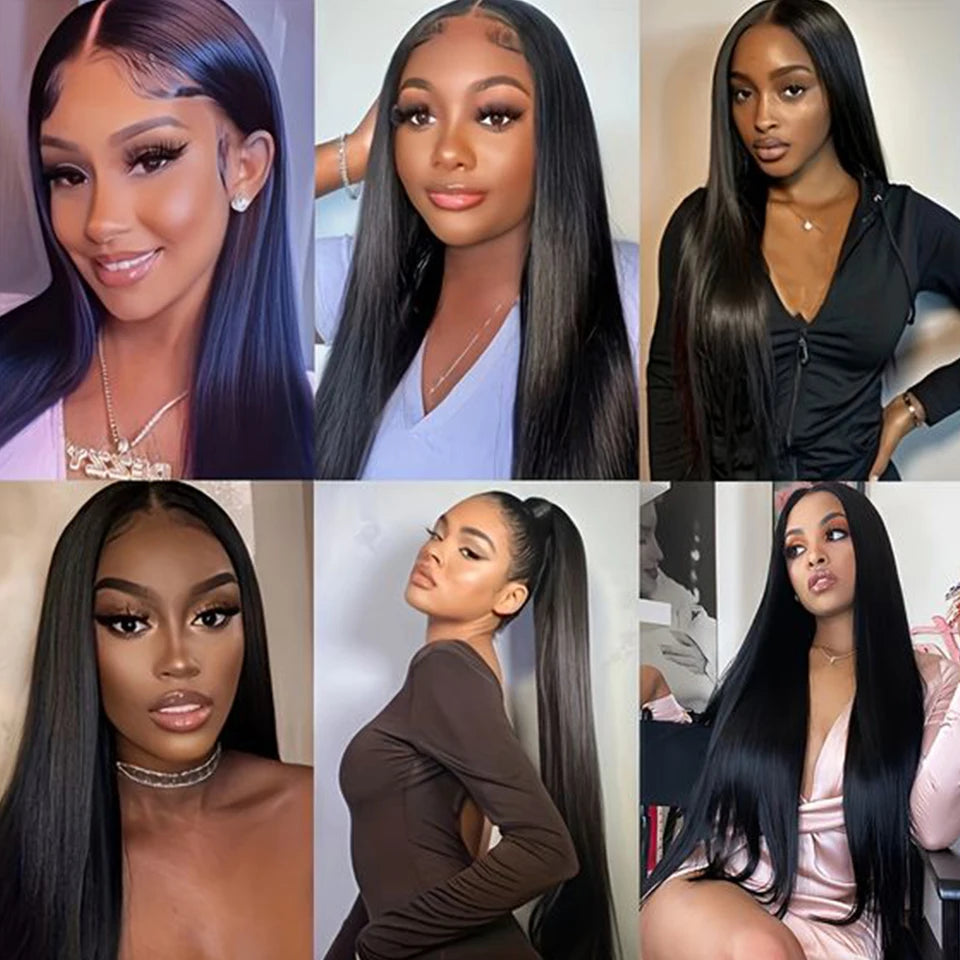 Malaysia Remy Silky Straight Gluless wigs