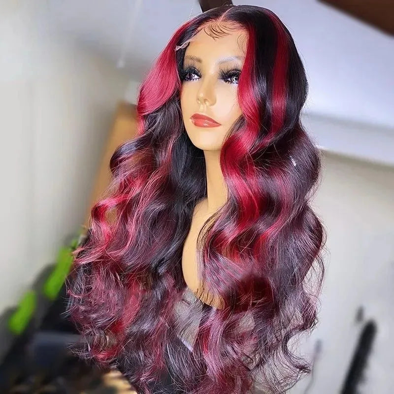 Ombre Ash Blonde With Dark Roots