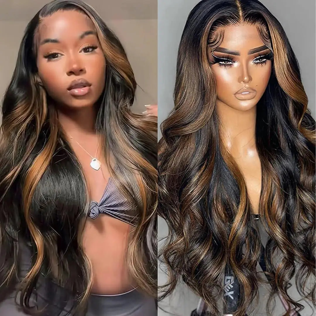 1B/30 Ombre Highlight Lace Front Wigs
