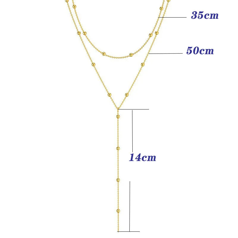 Long Tassel Chain Necklaces