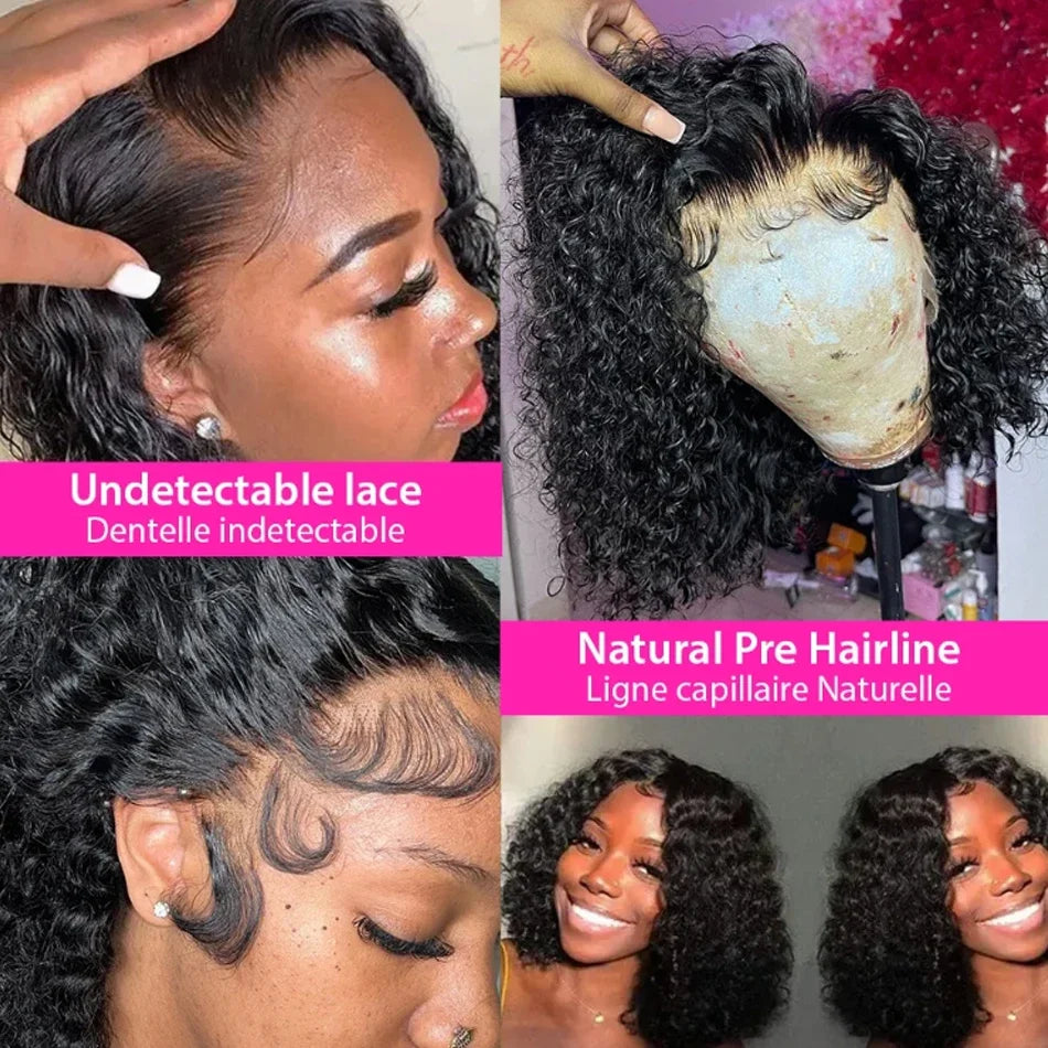 Water Wave Short Bob Wigs