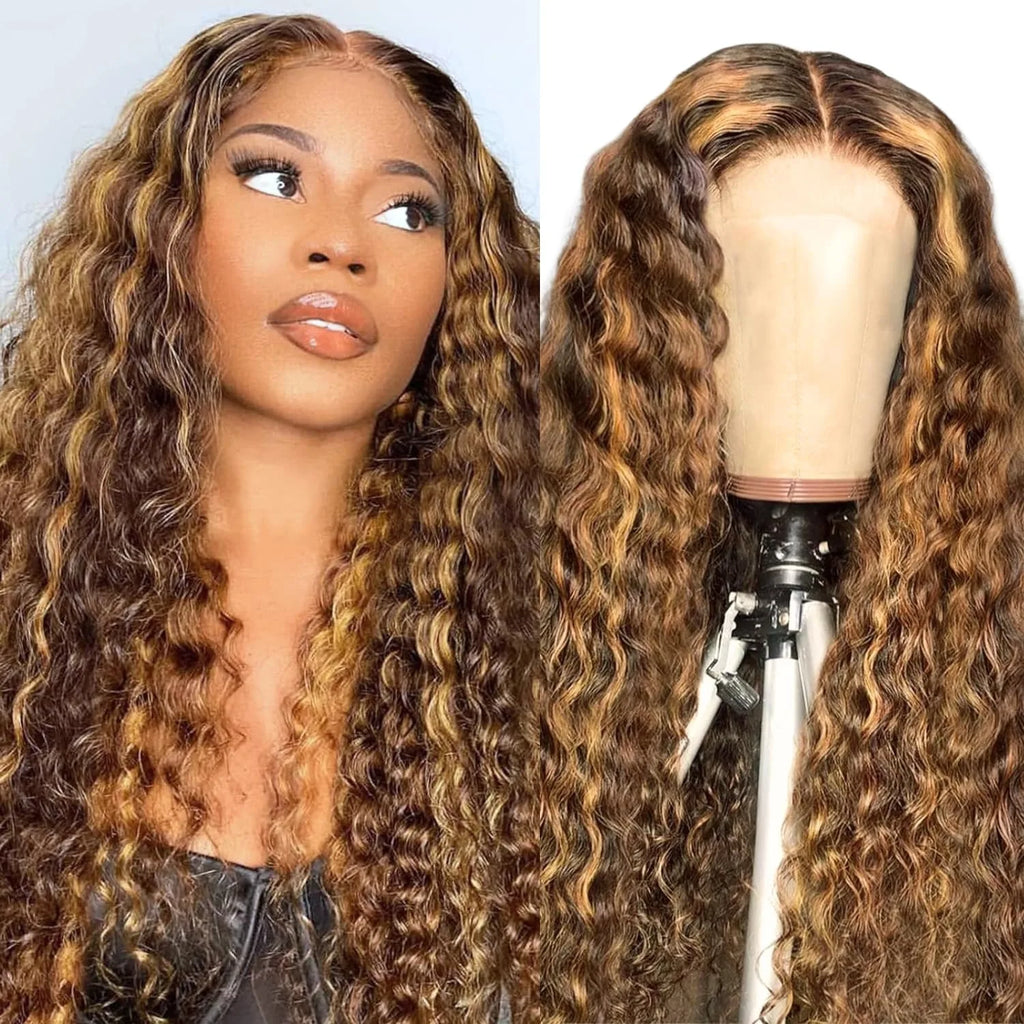 Human Hair Burgundy Wigs